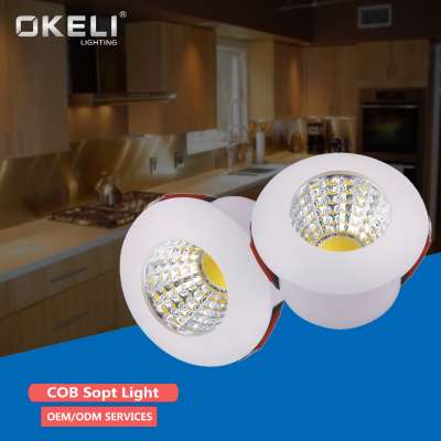 USD0.68/pcs Promotion Mini 1W LED Down lights India Pure Aluminum Square COB Recessed Ceiling Down lights for Commercial Office