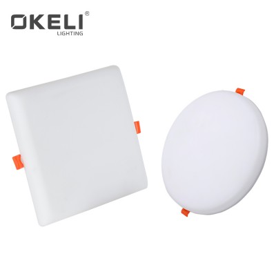 OKELI High quality residential recessed mounted round square 10W 15W 22W 32W led panel